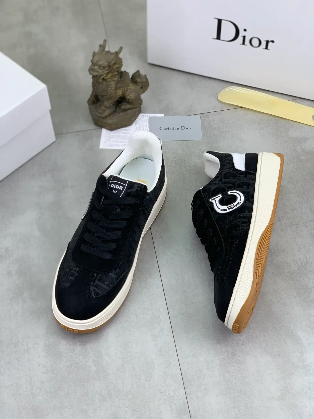 Men's Men's Shoes 💰P380 💰[New Style]🆘[Dior] 2025 Dior Original Lace-up Low-top Men's Shoes Classic casual shoes 🔥This model is the official flagship model with high quality and made by famous original designers. It is made of high-quality cowhide with original materials➕Comfortable and breathable mesh lining➕Pigskin insole. The perfect last shape and generous and fashionable design have attracted many consumers. Suitable for drivers to drive🚗. What you want is the highest quality in the market. Color: 4️⃣Color code number: 38--44 (45 customized)